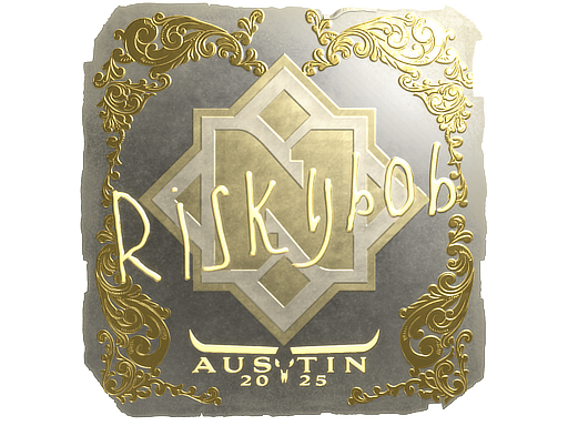 印花 | riskyb0b（金色）| 2025年奥斯汀锦标赛