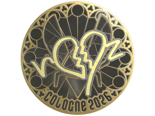 Sticker | ropz (Gold) | Cologne 2026