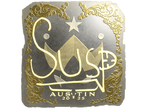 印花 | susp（金色）| 2025年奥斯汀锦标赛