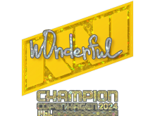 w0nderful (Champion) | Copenhagen 2024