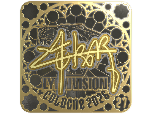 Sticker | z4KR (Gold, Ranked) | Cologne 2026