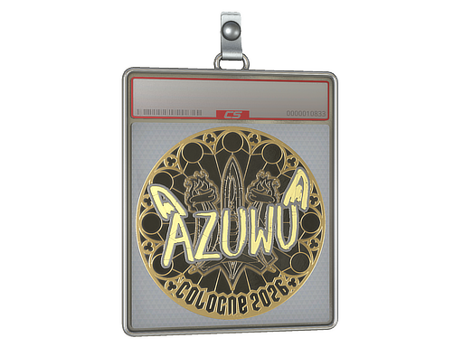 Sticker Slab | AZUWU (Gold) | Cologne 2026