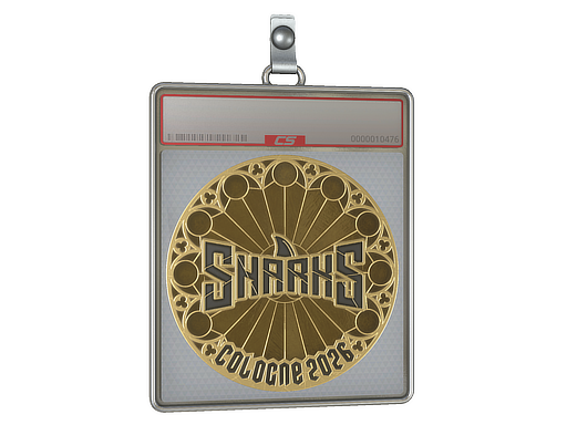 Sticker Slab | Sharks Esports (Gold) | Cologne 2026