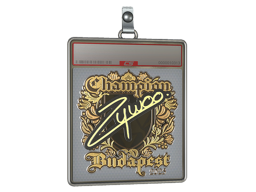 Charm | ZywOo (Gold, Champion) | Budapest 2025