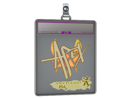 Sticker Slab | apEX (Holo) | Antwerp 2022