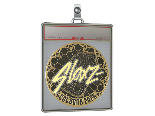 Sticker Slab | slaxz- (Gold) | Cologne 2026