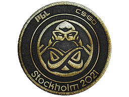 布章 | ENCE （金色） | 2021年斯德哥尔摩锦标赛