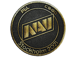 布章 | Natus Vincere （金色） | 2021年斯德哥尔摩锦标赛